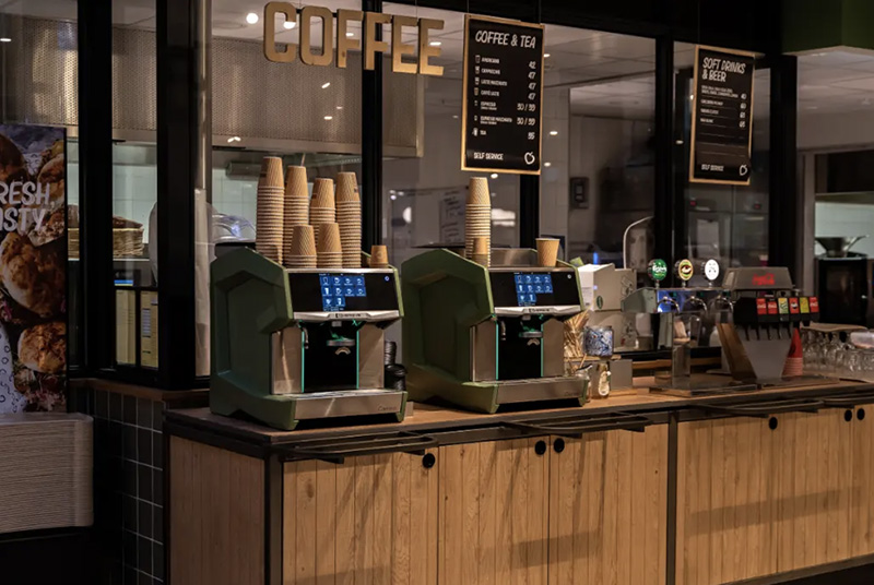 Superautomatiske espressomaskiner er populære hos caféer, bagerier og restauranter.