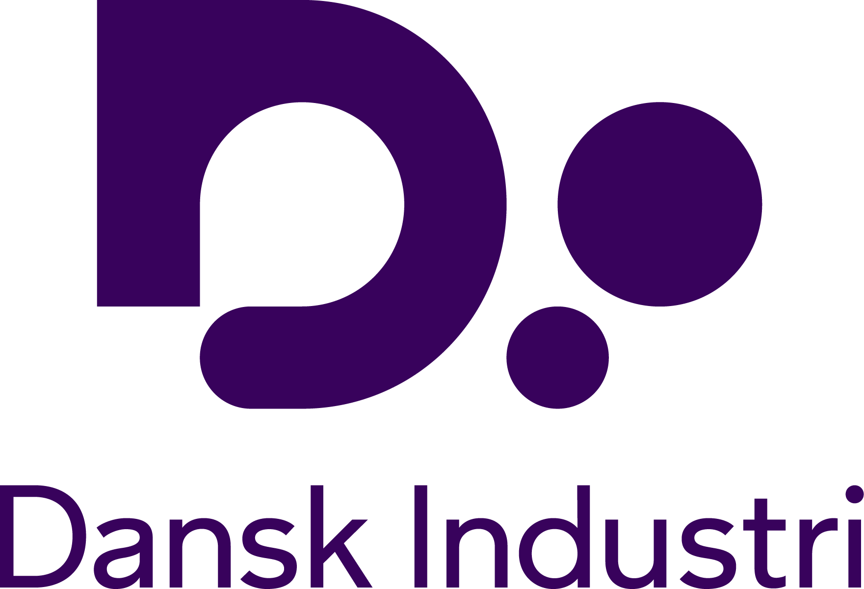 Dansk Industri Logo i farven purple